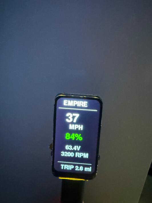 Egg-rider v2 style display